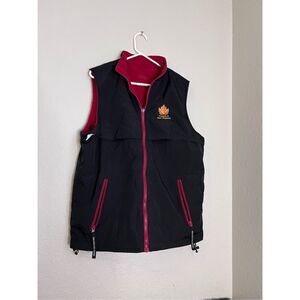 Princess Cruises Reversible Canada  Vest Embroidered Fleece Size XL